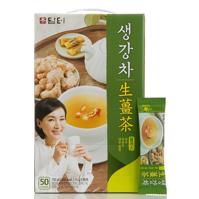 韩国DAMTUH丹特 生姜茶 50 条入 750g