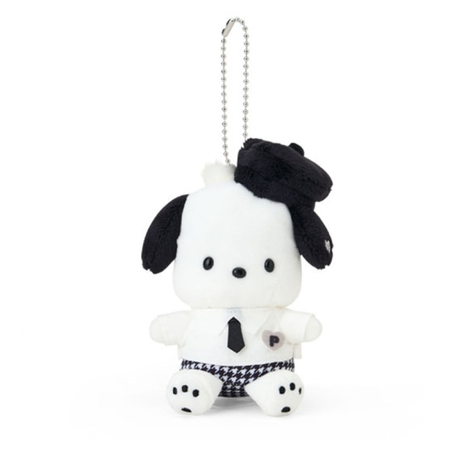 Black And White Series Mascot Pendant 【Pacha Dog】