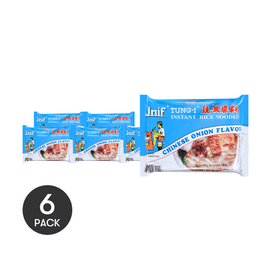 【Value Pack】Tung-I Chinese Onion Flavor Instant Rice Noodles, 2.18oz*6
