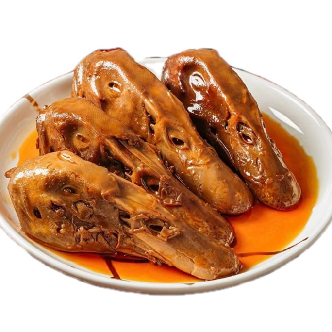 (July Sichuan braised) Spicy braised duck head 5 pieces (produced in the United States)