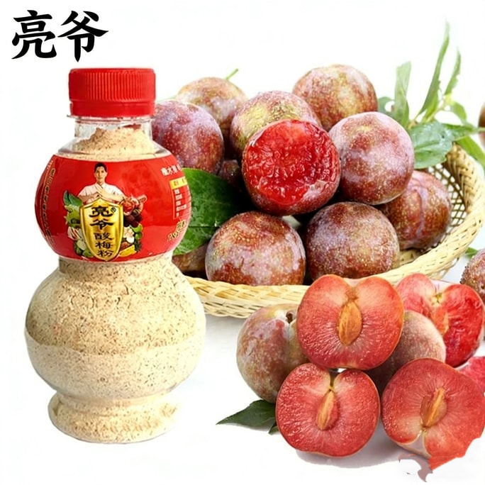 [Guangxi Sour Snacks] Bright Ye Sour Plum Powder Plum Powder 1 Bottle 130g Guangxi Fruit Sour Mix Mango Sour Sauce Plum Sour Seasoning