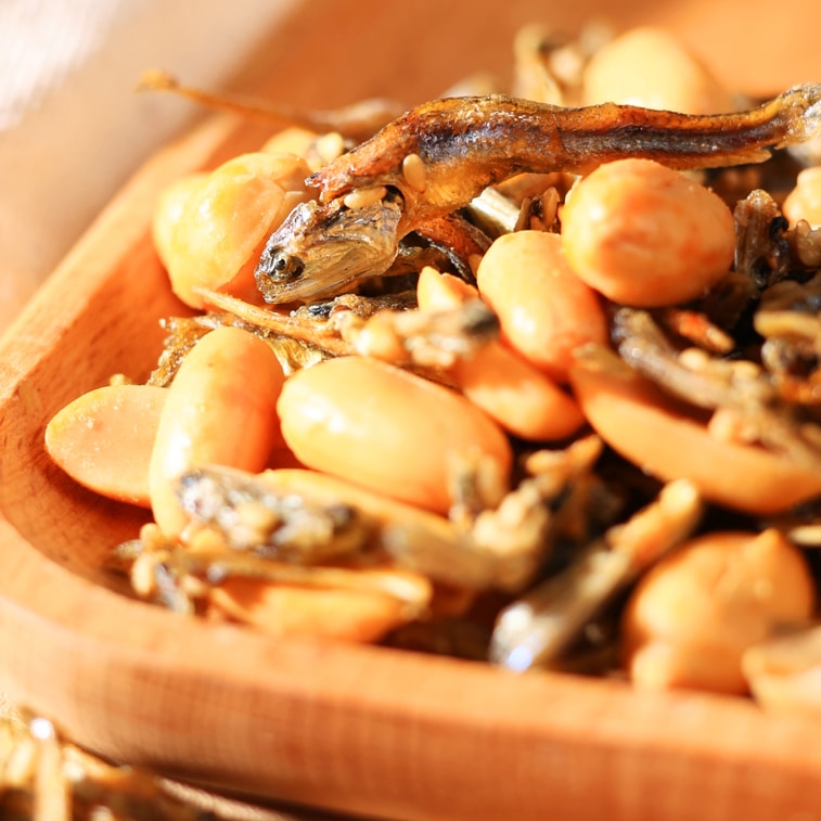 水一方 【网红爆款】  小鱼干花生仁 花生豆油炸小鱼干花生米 麻辣味 76g 6