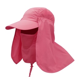 Outdoor Sun Hat Men's Fishing Hat Summer Speed Dry Cap Breathable UV Visor Hat  Watermelon Red 1PC