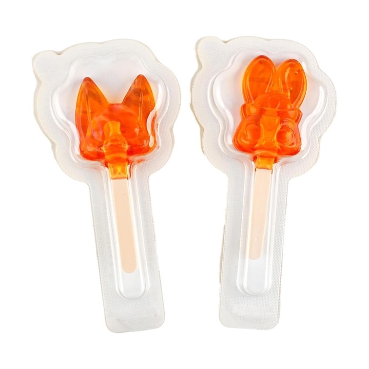 Zootopia Collaboration Vitamin C Lollipop Gummy Candy Blood Orange Flavor 24 sticks, 10.15 oz【0 White Sugar 0 Fat】 7