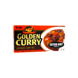 S&B Curry Golden Extra Hot 220g