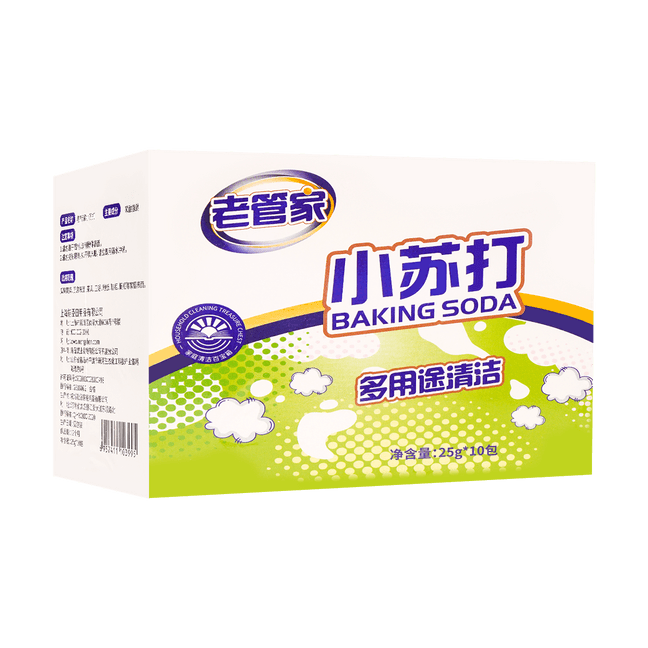 Baking Soda - Multipurpose Cleaning Powder, Cleans Fruits, Vegetables, Tea Stains, Clothes, Removes Yellowing, 0.88 oz *