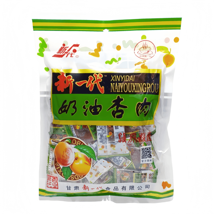 [중국 직배송] 신세대 간쑤 칭양 특산 크림 살구 펄프 & 감초 살구 펄프 (구 포장) 500g*1봉