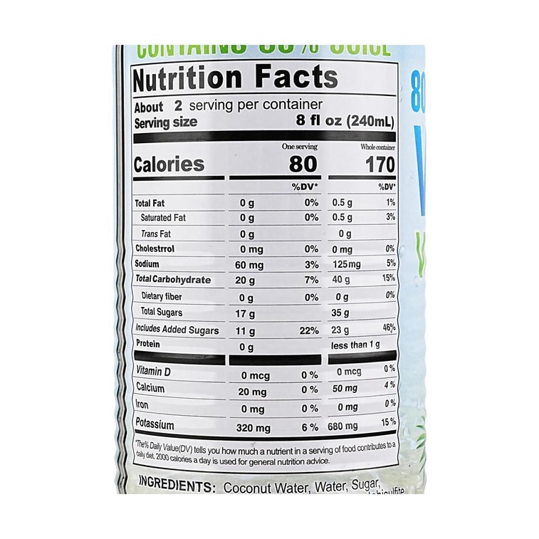 Coconut Water With Pulp,16.9 fl oz【Contains 80% Juice】 5