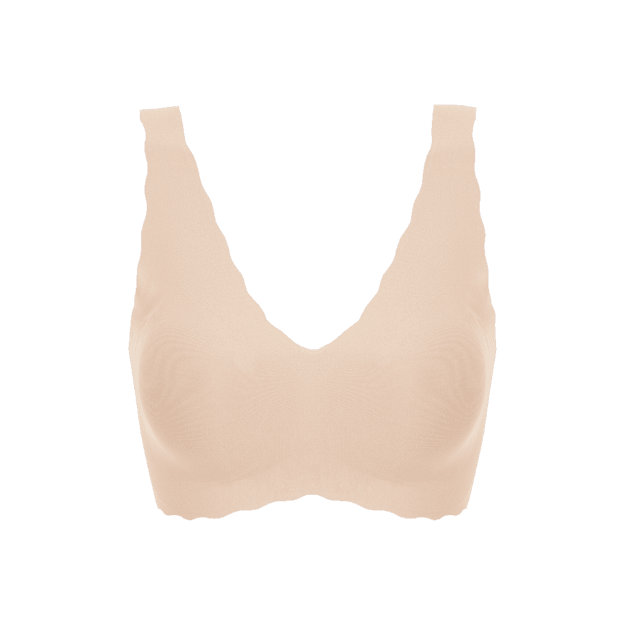 商品详情 - ubras 深v小浪花背心文胸 裸色 sk10