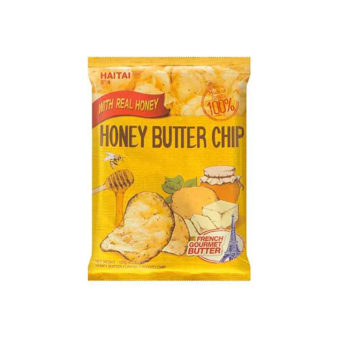 【AESPA Favorite】Korean Honey Butter Potato Chips - Value Pack, 4.23oz
