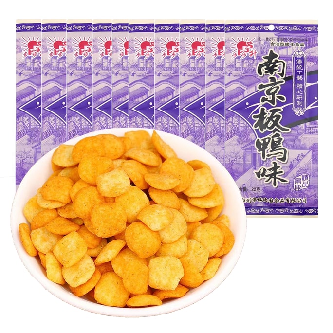 Every step up Nanjing duck flavor potato chips rice plate 20g*10