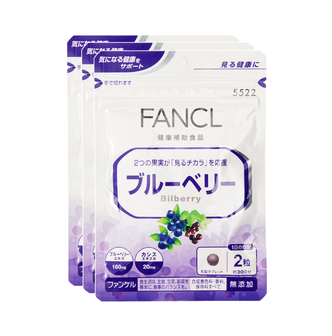 FANCL Blueberry 90 days affordable pack eye protection pills 180 tablets