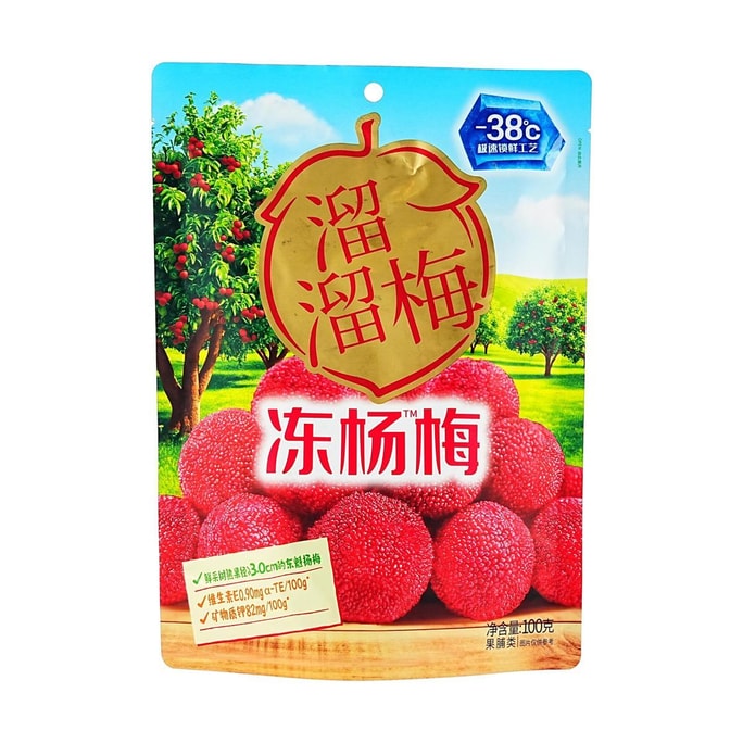 溜溜梅 冻杨梅 东魁杨梅干 果脯蜜饯 100g【肉厚多汁 酸甜解腻】
