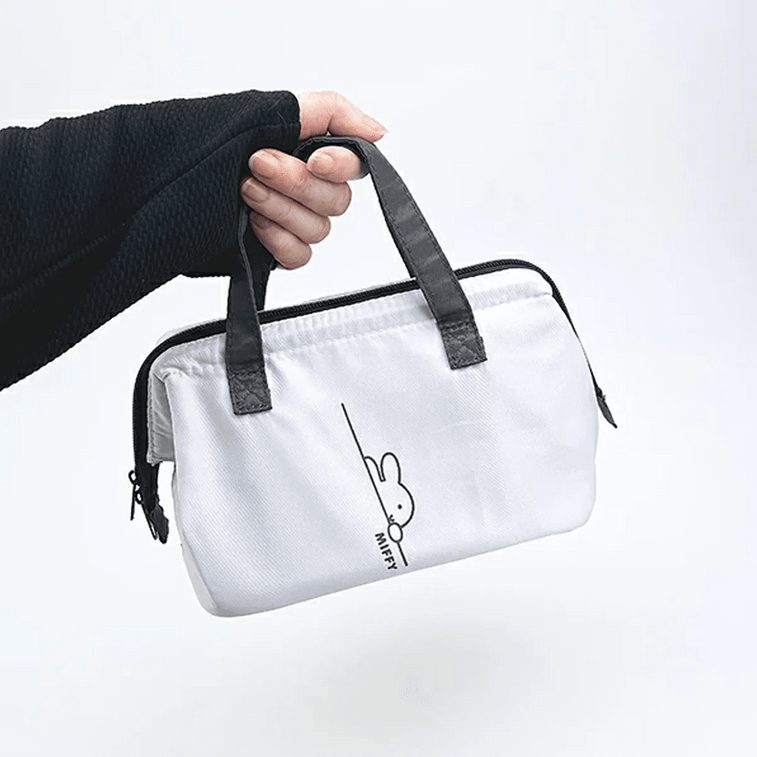 Miffy Clasp Lunch Bag M Size 【Insulated】【Wide Opening Design】 3