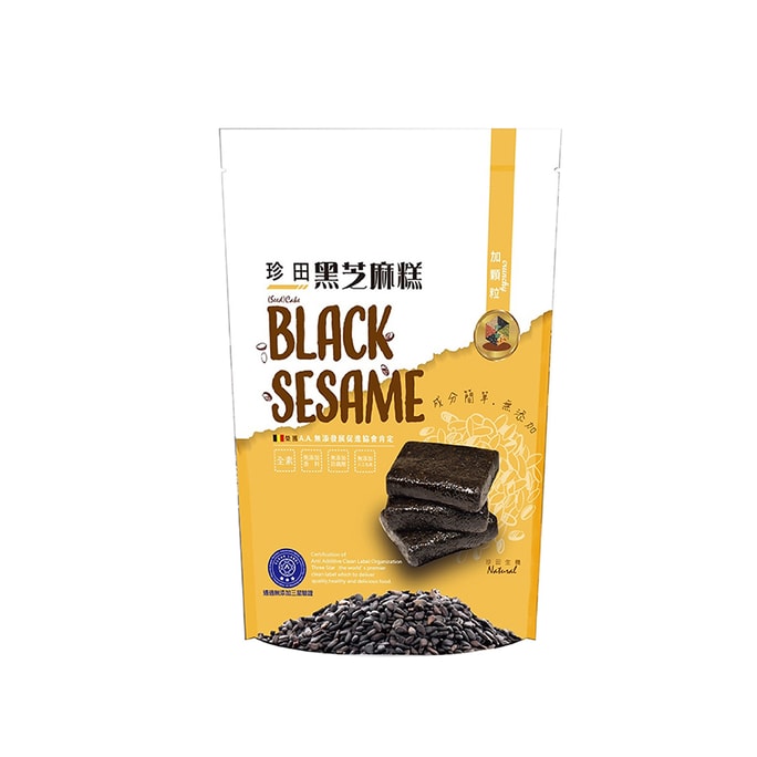 【台灣直郵】台灣 珍田生機食品 黑芝麻蛋糕 加顆粒 220g