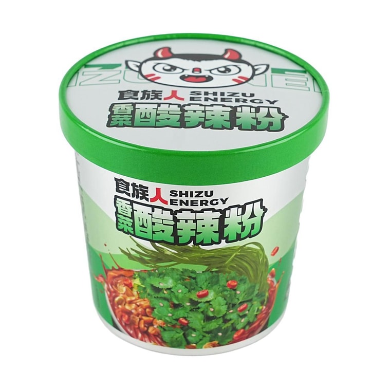 食族人 香菜酸辣粉 沖泡免煮米粉米線 136g【獨特工藝保留特有清香 兩包香菜雙倍滿足】 6