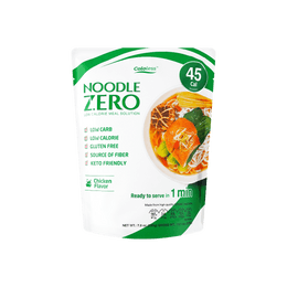 【濃香湯汁】Noodle Zero 蒟蒻麵 原盅燉雞味 220g【低卡低碳水】【熱水泡過後即食 可做拌麵】
