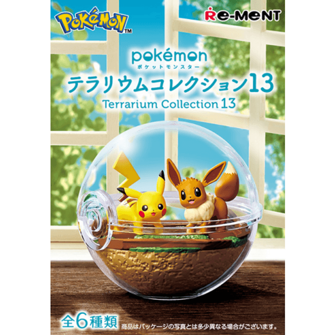 【日本直邮】RE-MENT POKEMON宝可梦 第13弹生态篇盲盒手办 全6种款式随机