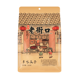 老街口 多味瓜子 500g【追劇休閒必備點心】