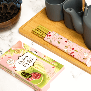 Red Bean Matcha Pejoy Cookie Sticks - Pocky's Friend, 1.48oz