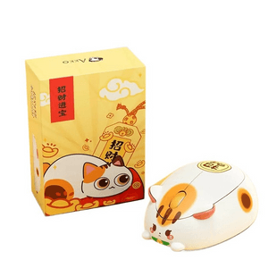 【中国直送】 AiKu ワイヤレスBluetoothマウス 招き猫型PC用マウス 1点