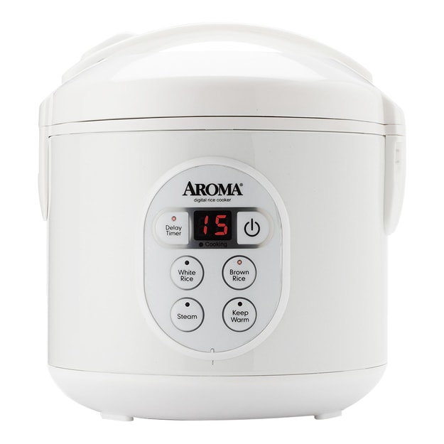 AROMA Digital Rice Cooker and Food Steamer 8Cup Cooked Rice ARC914D