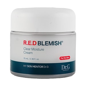韩国Dr.G蒂迩肌 修红祛痘保湿面霜 70ml 舒缓紧绷瘙痒干燥 低刺激不堵毛孔 干皮敏感肌适用 100H水润肌 深层保湿