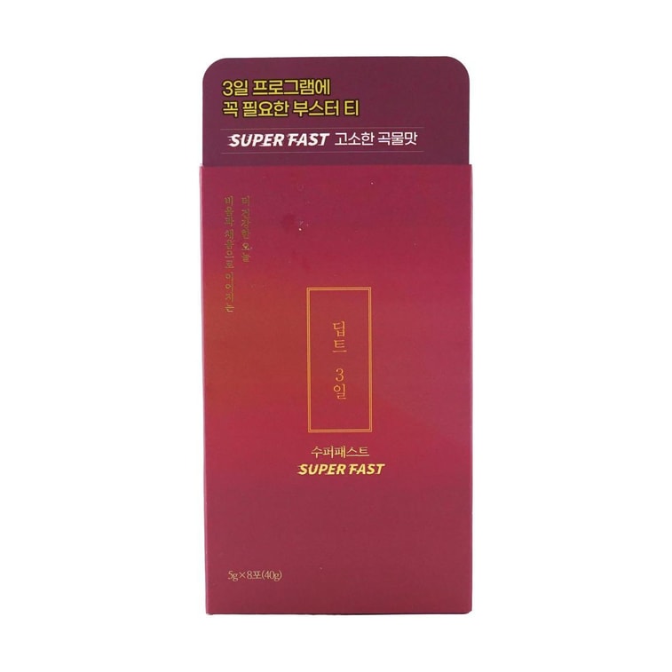 韩国DEEPTE 3DAYS 3日纤体书 8条入 #小红条 提高代谢 3