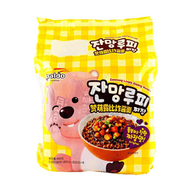 Zanmang Loopy Jjajangmyeon Noodles , Original Flavor , 4 Packs , 15.52 oz
