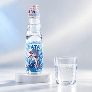 Original Ramune Carbonated Soft Drink 6.76 fl oz【Refreshing & Crisp】【Classic Marble Design】
