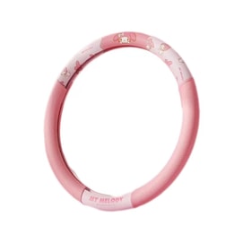 Car Steering Wheel Cover Four Seasons General Anti-Slip Absorbent Fine Mesh Circulation Breathable-My Melody 1Pc