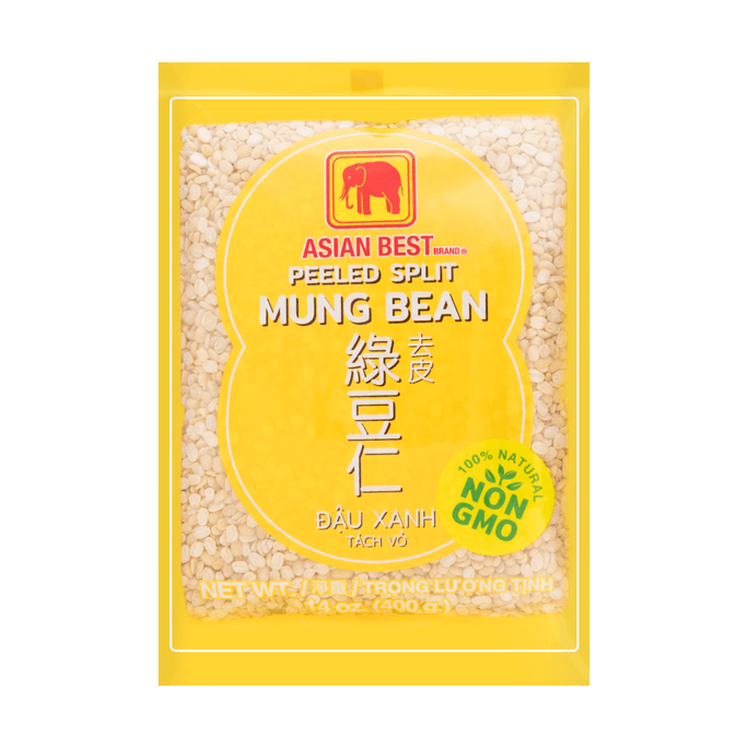 Peeled Split Mung Bean (Premium) 400g