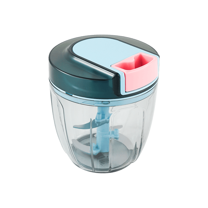 Manual Food Processor Vegetable Chopper Blue