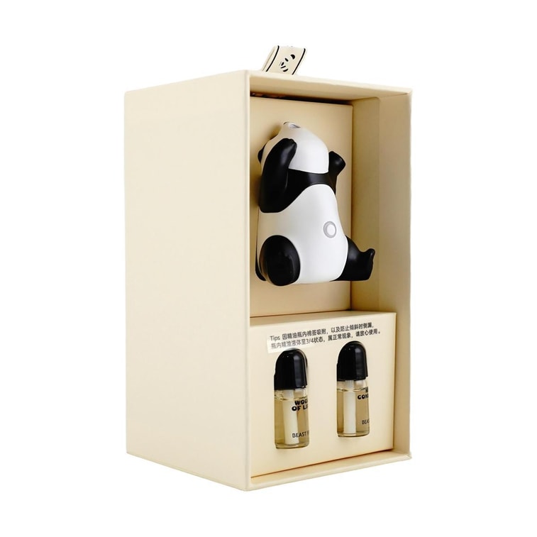 THE BEAST野獸派 車載香薰 香氛禮盒 熊貓噗噗打哈欠 禮盒裝 9