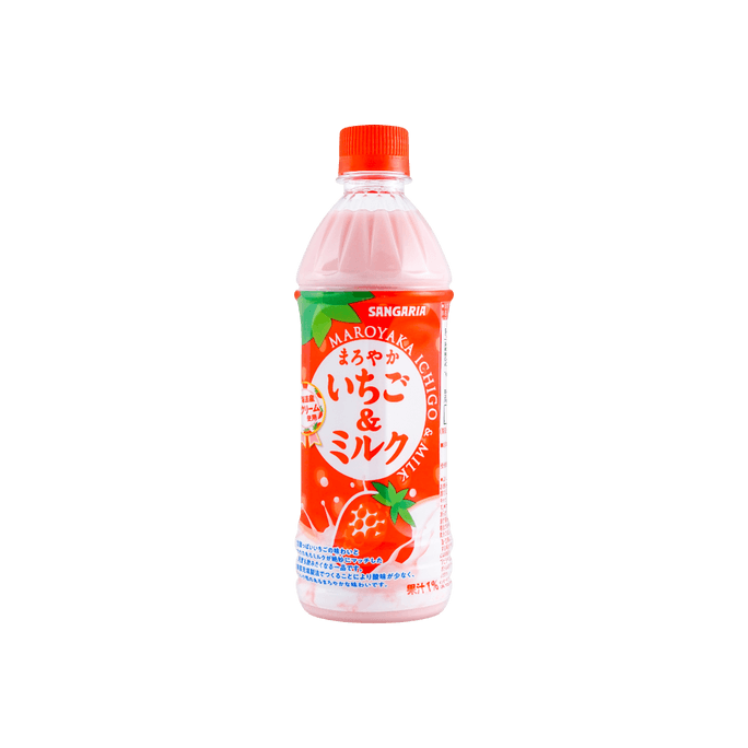 【大瓶裝】日本SANGARIA 醇厚草莓牛奶 500ml