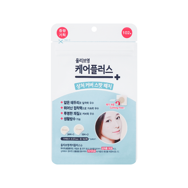 케어플러스 상처커버 스팟패치, 102매 7
