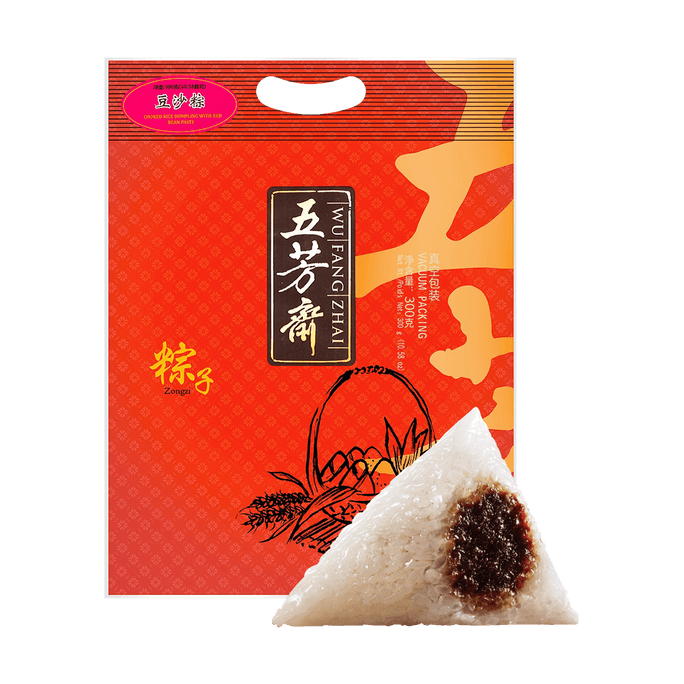 Zongzi Rice Dumpling with Read Bean Paste 10.58 oz