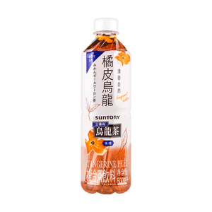 大陆版SUNTORY三得利 橘皮乌龙茶饮料 无糖 500ml