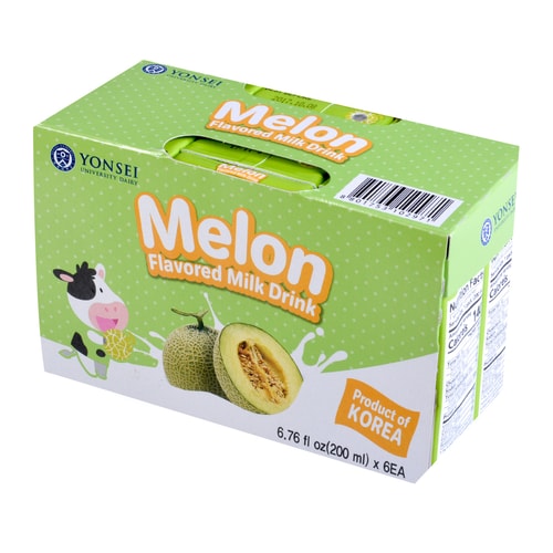 YONSEI Melon Flavored Milk Drink 6*200ml