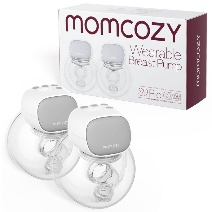 Momcozy 穿戴式吸乳器 S9 Pro-開窗 灰色 雙隻裝