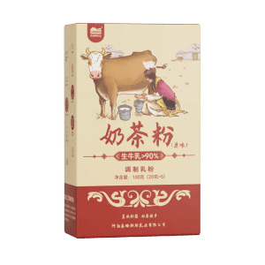 哈纳斯乳业 新疆奶茶粉原味咸奶茶鲜奶冲饮无植脂末牛乳茶 1盒