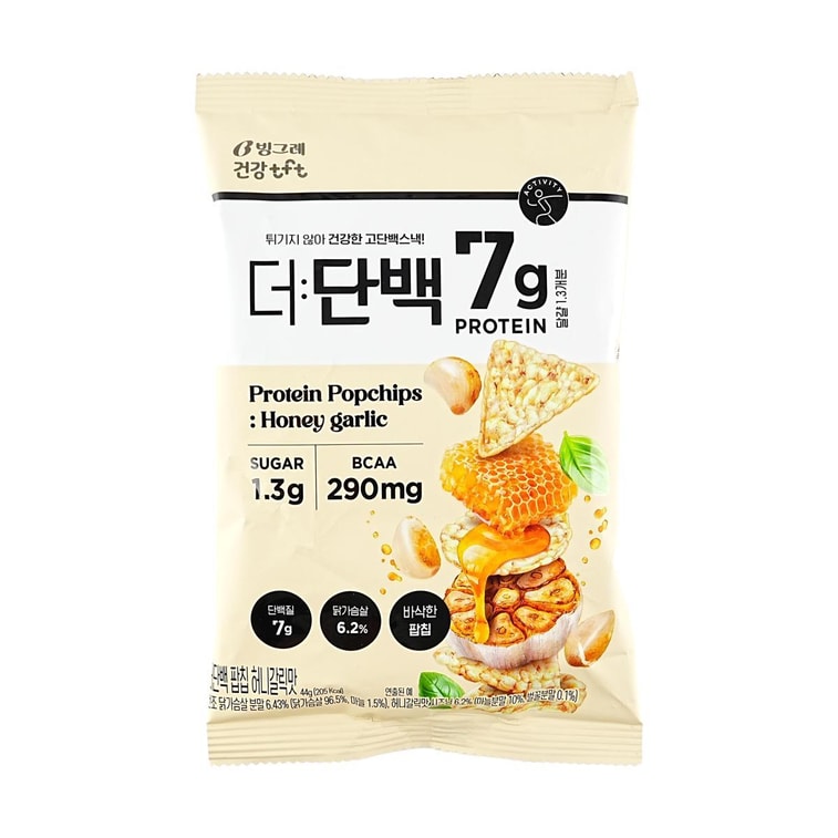 Protein Popchips,Chicken Breast Crisps, Honey Garlic Flavor,1.55 oz【Healthy And Non-Fried】 7