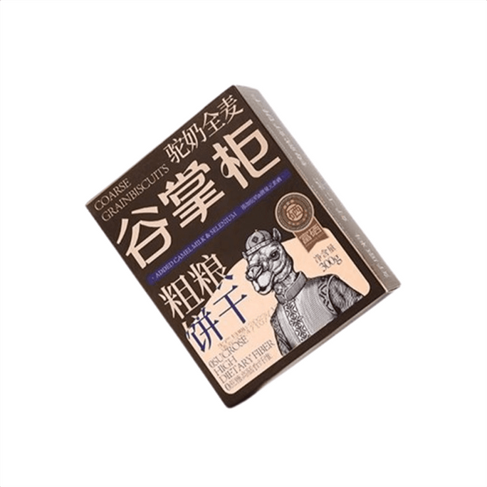 [중국 직배송] 구장구이 통곡물 비스킷, 고함량 식이황산염, 당뇨병 환자에게 적합, 아침 식사 대용, 무설탕, 300g/상자