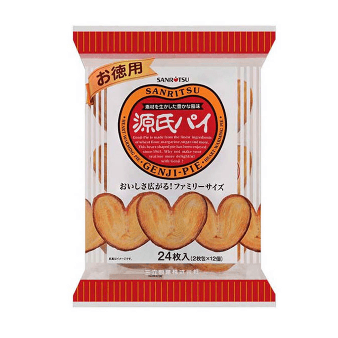 산리츠 겐지 파이 초향기 버터플라이 쿠키 (24개)