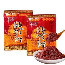 万比邻精选 【低价清仓】【云南非遗】张英 汤池老酱 180gx2袋 三代传承秘制豆瓣酱 拌饭拌面炒菜万能调料 咸香下饭拯救寡淡口味
