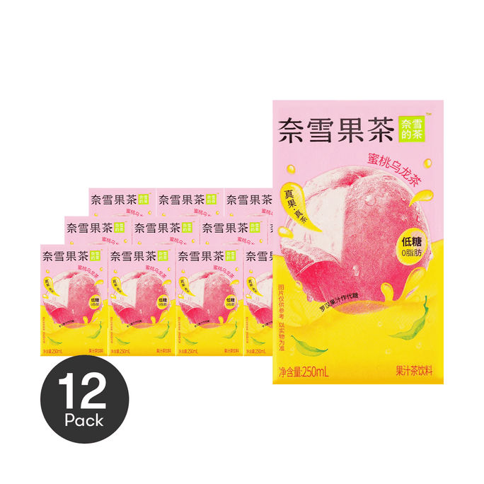 Peach Oolong Tea 250ml*12【12 Packs】