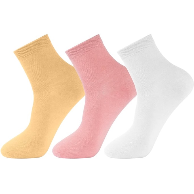 【中國直郵】 蓓安適 一次性中筒女襪 20雙裝 吸汗透氣 免洗日拋棉襪