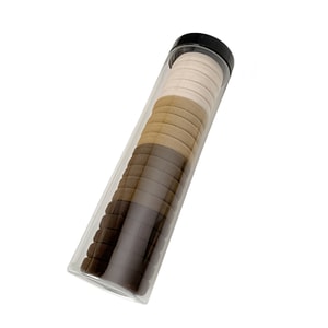 High Ponytail Hair Ties Milk Tea Color 20 Pieces