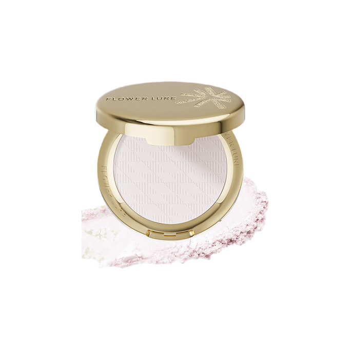 【中国直邮】  花间颂 金标粉饼 V01提亮紫【适合偏黄肤色】定妆持久控油干油皮补妆 7.5g