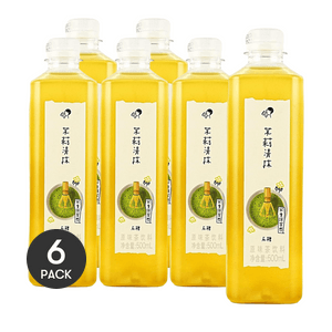 喜茶 茉莉清抹 无糖茶饮 500ml *6【6份超值装】【0糖0卡0脂】【横州茉莉花茶&贵州高山抹茶】【清新纯粹 鲜爽回甘】